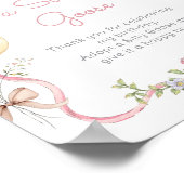 Poster Adopter une fille aux couleurs fantaisistes rose p (Coin)