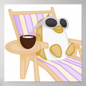 Poster Adoptez-moi Pingouin d'or (Devant)