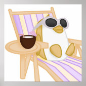 Poster Adoptez-moi Pingouin d'or (Devant)