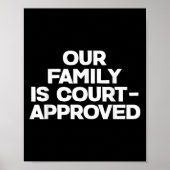 Poster Adoption Announcement Day Family Approved (Devant)