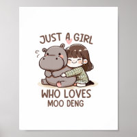 Adorable Baby Hippo, Jus Une Fille Qui Aime Moo De