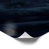 Poster Adorable Bébé Dragon dans une Forêt Enchantée (Coin)