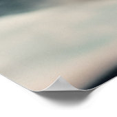 Poster Adorable Bernerdoodle au dîner (Coin)