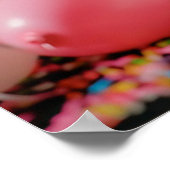 Poster Adorable Chat Anniversaire Design de fête (Coin)