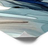 Poster Adorable Chat d'astronaute américain (Coin)