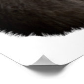 Poster Adorable Chat Minou Gris Bubble Gum pour la Nurser (Coin)