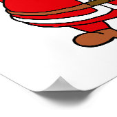 Poster Adorable Chubby Père Noël (Coin)