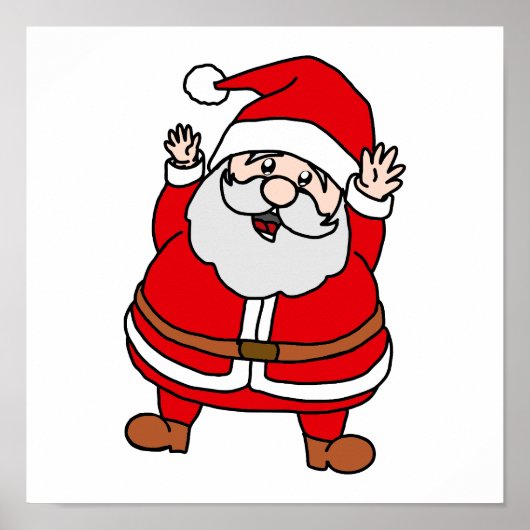 Poster Adorable Chubby Père Noël (Devant)