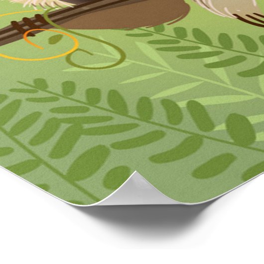 Poster adorable de Sloth (Coin)