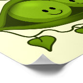 Poster Adorable Deux Pois Dans Un Pois (Coin)