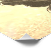 Poster Adorable Gold Lipstick, artiste maquillage (Coin)