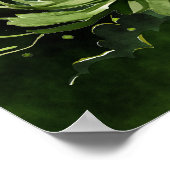 Poster Adorable Green St. Patrick's Day Gnomes (Coin)