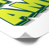 Poster Adorable Moissonneuse Américaine Monténégrin Grim (Coin)