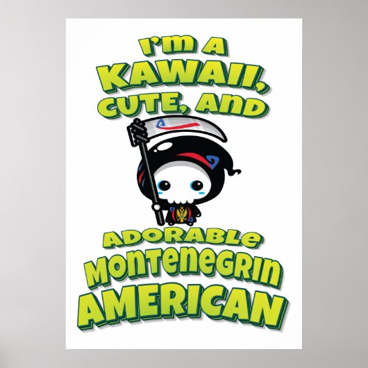 Poster Adorable Moissonneuse Américaine Monténégrin Grim (Devant)