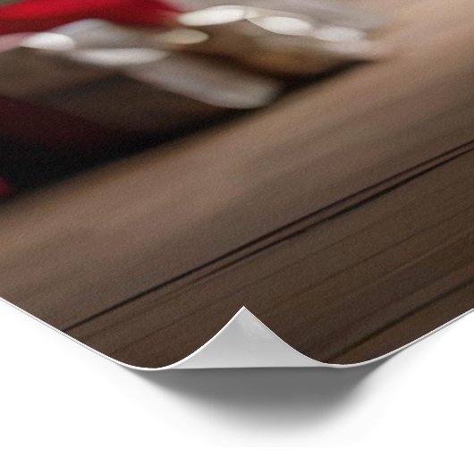 Poster adorable Noël Wombat, (Coin)