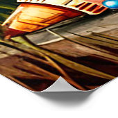 Poster Adorable Ours En Teddy Célébration D'Anniversaire  (Coin)