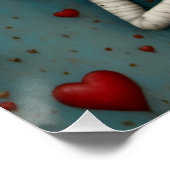 Poster Adorable poupée gothique de Saint-Valentin (Coin)