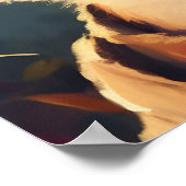 Poster Adorable Renard rouge en vêtements (Coin)