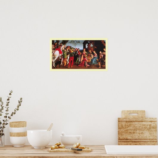 POSTER ADORATION DE LA MAGI (Cuisine)