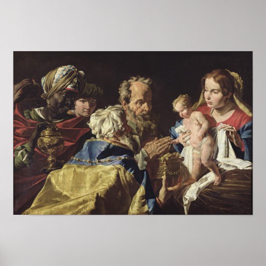 Poster Adoration de la Magi (Devant)