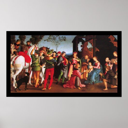 POSTER ADORATION DE LA MAGI (Devant)