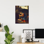 Poster 'Adoration de l'enfant' (Bureau à domicile)