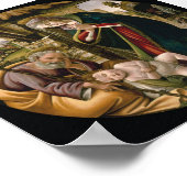 Poster Adoration de l'enfant Christ (Coin)