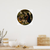 Poster Adoration de l'Enfant Christ par Botticelli (Cuisine)