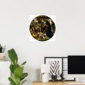 Poster Adoration de l'Enfant Christ par Botticelli (Bureau à domicile)