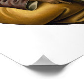 Poster Adoration de l'Enfant Christ par Botticelli (Coin)