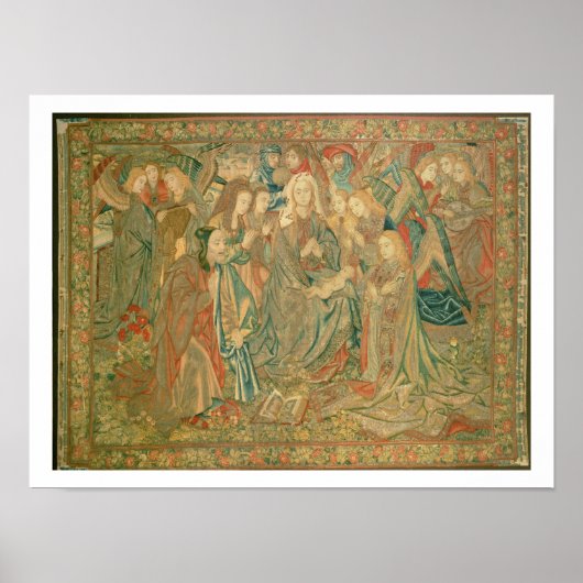 Poster Adoration de l'enfant Christ (Tapisserie) (Devant)