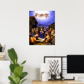 Poster Adoration des bergers - Bronzino - Italien (Bureau à domicile)