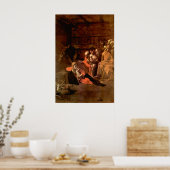 Poster Adoration des bergers par Caravaggio (Cuisine)
