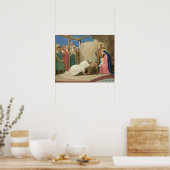 Poster Adoration des Mages, 1857 (Cuisine)