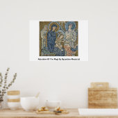 Poster Adoration Des Mages Par Mosaiciste Byzantin (Cuisine)