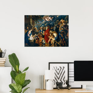 Poster Adoration des Mages   Pierre Paul Rubens  
