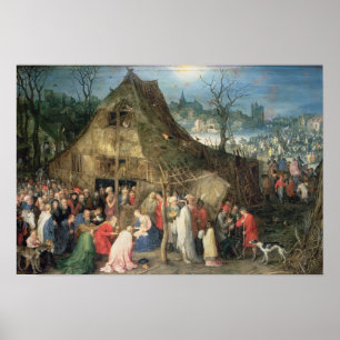 Poster Adoration des Magi, 1598