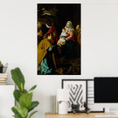 Poster Adoration des rois, 1619 (Bureau à domicile)