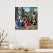 Poster Adoration des Rois - Gerard David - c1475 (Cuisine)
