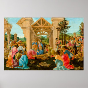 Poster Adoration du Magi Sandro Botticelli 1478-1482