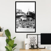 Poster Adoration musulmane à la Mecque en 1885 (Bureau à domicile)