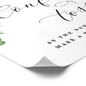 Poster Adore Confetti Toss Send Off Newlywed Wedding Sign (Coin)