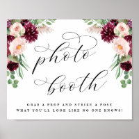 Adore Floral Photo Booth Wedding Accueil Signal