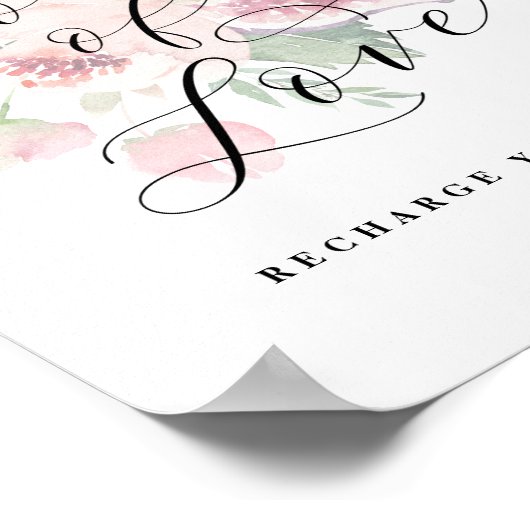 Poster Adore la puissance de l'amour Périphérique de char (Coin)