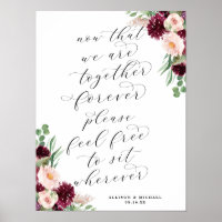 Adore | Panneau de siège de la réception à script