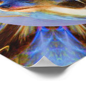 Poster Adoring Dog Eyes Art animal Abstrait (Coin)