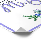 Poster Adresse et enveloppe succulente (Coin)