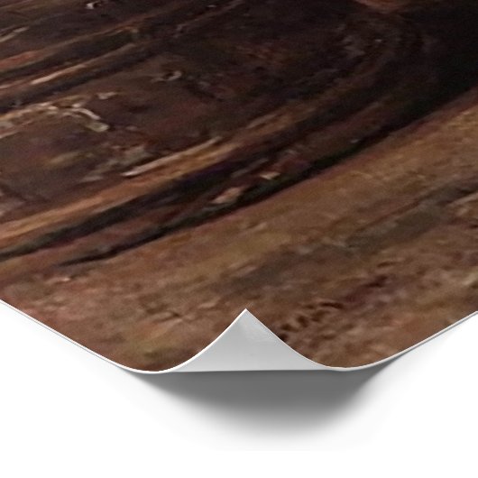 Poster Adriaen Brouwer Fumer Hommes (Coin)