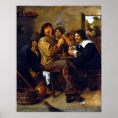 Poster Adriaen Brouwer Les Fumeurs (Devant)