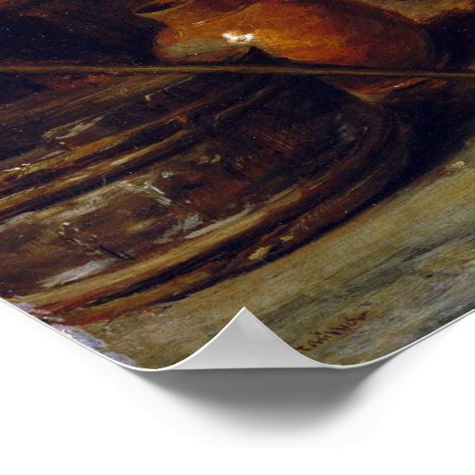 Poster Adriaen Brouwer Les Fumeurs (Coin)